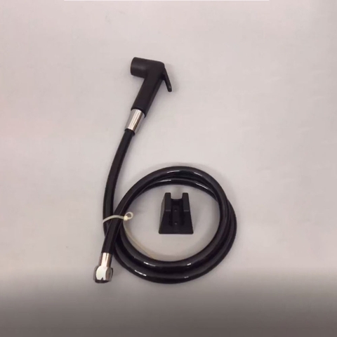 Vòi Xịt Nhựa Đen Ti Đồng (thẳng) OB_05D