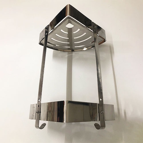 Kệ góc tấm 2 tầng inox 304 - RGT_04_25
