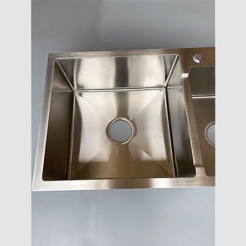 Chậu Rửa Bát Inox 2 Hố Lệch C_8245C