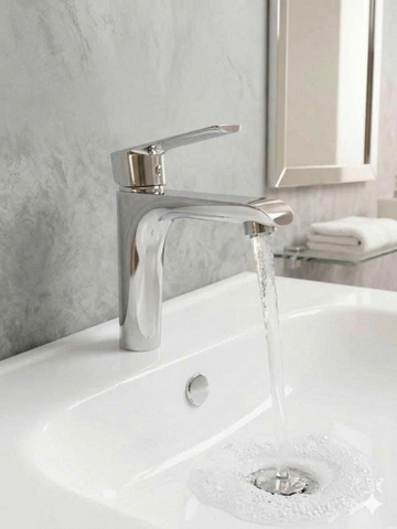 Vòi Chậu Lavabo 1 lỗ Nóng - Lạnh _OB_163