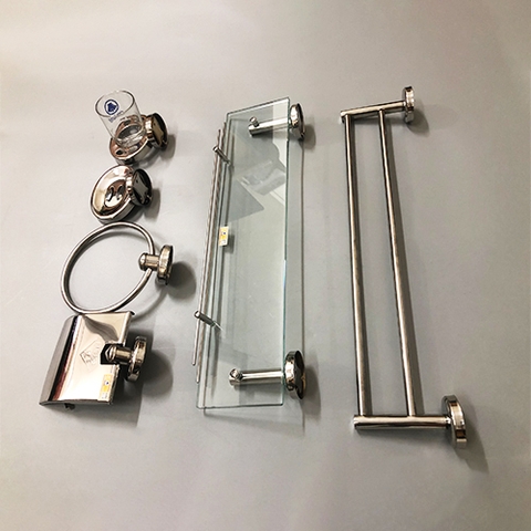 Bộ phụ kiện phòng tắm 6 món inox Vạn Tường VT_5200