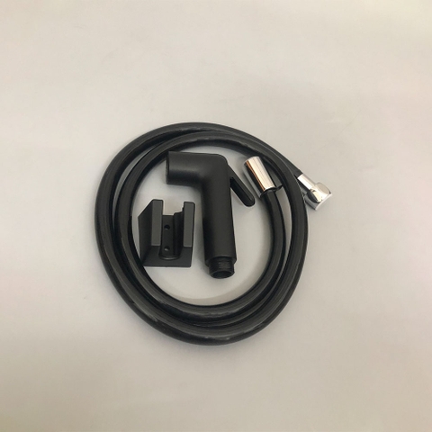 Vòi Xịt Nhựa Đen Ti Đồng (thẳng) OB_05D