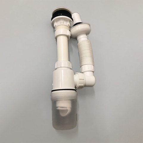 Bộ xi phông nhựa chun có lọc rác - BXP33