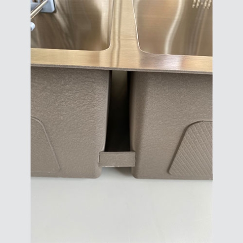 Chậu Rửa Bát Inox 2 Hố Cân C_8350A