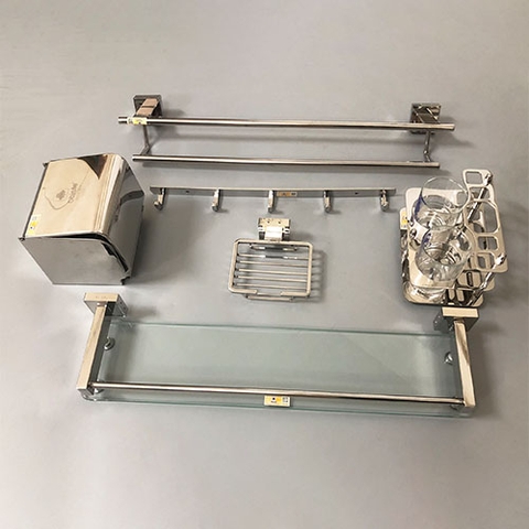 Bộ phụ kiện phòng tắm 6 món inox Obiste OB_6900