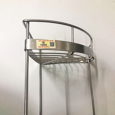 Kệ góc lưới điện giải 2 tầng đứng (có chân) - D_KDG_02_25