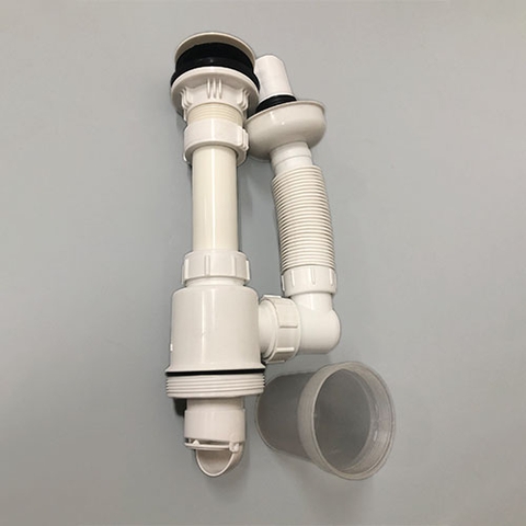 Bộ xi phông nhựa chun có lọc rác - BXP33