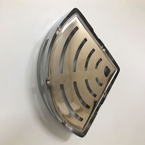 Kệ góc tấm 1 tầng inox 304 - RGT_03_25