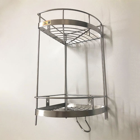 Kệ góc lưới điện giải 2 tầng đứng (có chân) - D_KDG_02_25