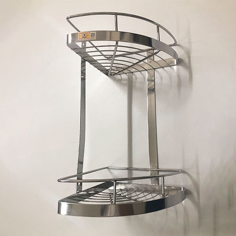Kệ góc lưới điện giải 2 tầng treo (không chân) - T_KDG_02_25