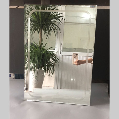 Gương Họa Tiết Mài Vuông KT 50*70 JA_5716