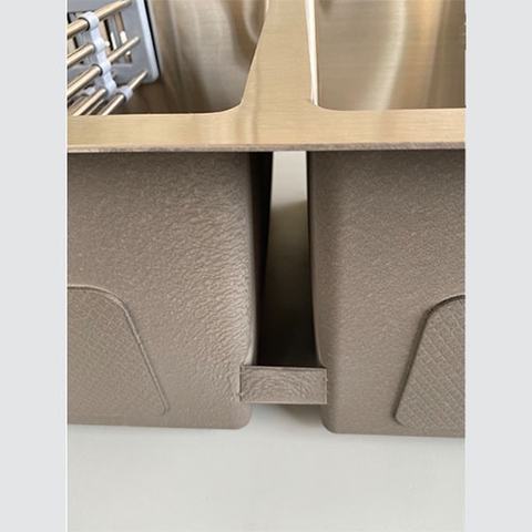 Chậu Rửa Bát Inox 2 Hố Cân C_7843A