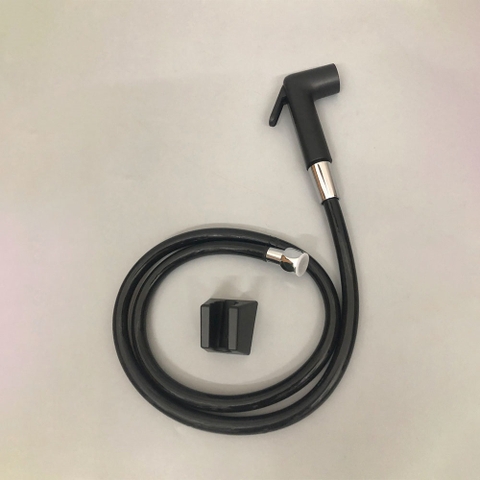 Vòi Xịt Nhựa Đen Ti Đồng (thẳng) OB_05D