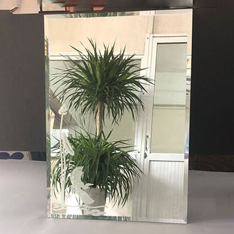 Gương Soi Chữ Nhật JIAS Họa Tiết Hoa Sen