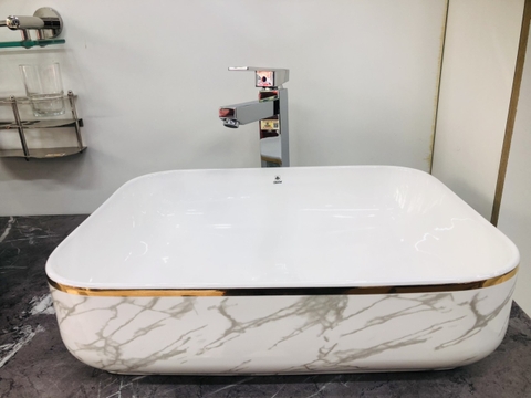 Chậu Dương Vân Viền Vàng