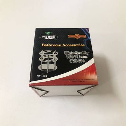 Kệ Bàn Chải Kính Inox VT_833