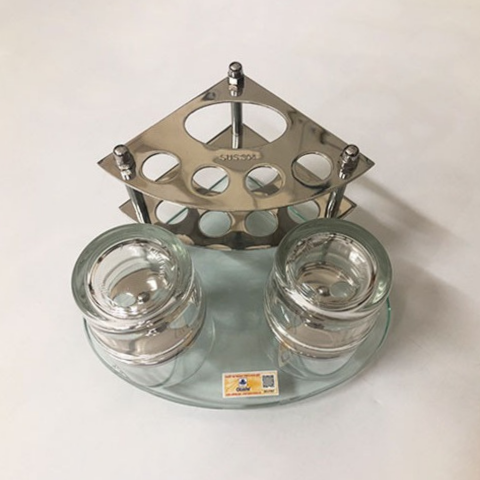 Kệ Cốc Đôi Góc Kính VT_835