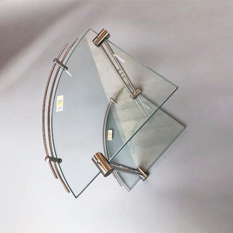 Kệ Góc Kính Inox 304 2 Tầng KGK_02