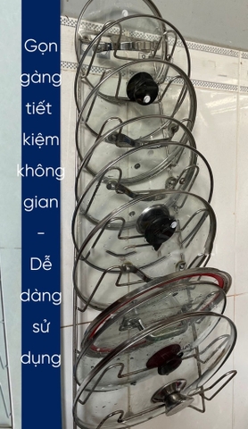 Máng nắp xoong 7 móc inox 304 MN_07