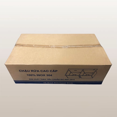 Chậu Rửa Bát Inox 2 Hố Lệch C_8245C