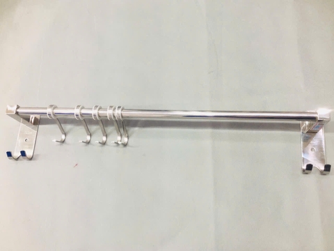 Máng Xoong 5 Móc Dài 60cm, Inox 304 - MX 06