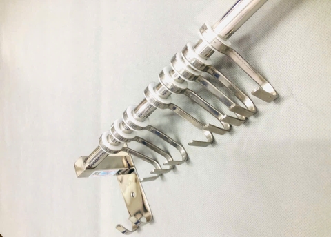 Máng Xoong 10 Móc Dài 100cm, Inox 304 - MX 100