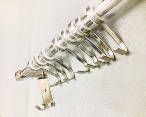 Máng Xoong 10 Móc Dài 100cm, Inox 304 - MX 100