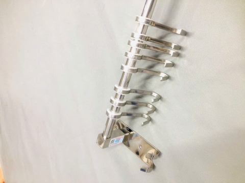 Máng Xoong 10 Móc Dài 100cm, Inox 304 - MX 100