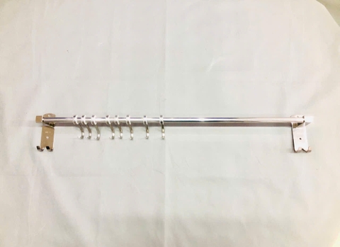 Máng Xoong 8 Móc Dài 80cm, Inox 304 - MX 08