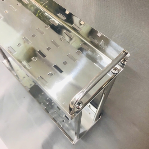 Kệ Gia Vị Tấm Treo 2 Tầng, Inox 304 Hiệu Obiste - KV 02(Mới )