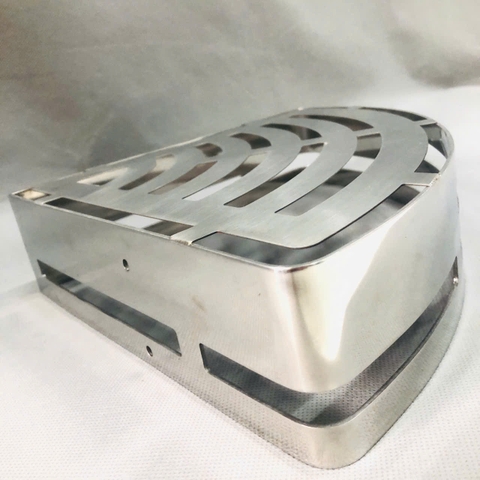 Kệ góc tấm 1 tầng inox 304 mới (25x25)