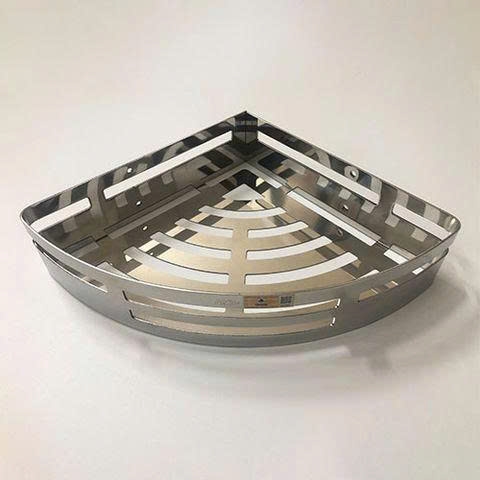 Kệ góc tấm 1 tầng inox 304 mới (25x25)