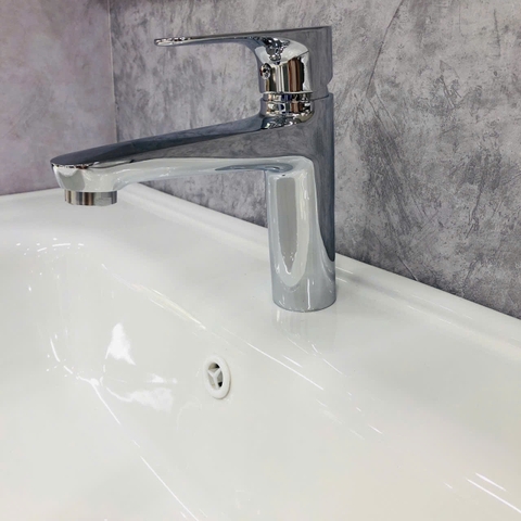 Vòi Chậu Lavabo 1 lỗ Nóng - Lạnh -JIAS ( Mẫu Mới )