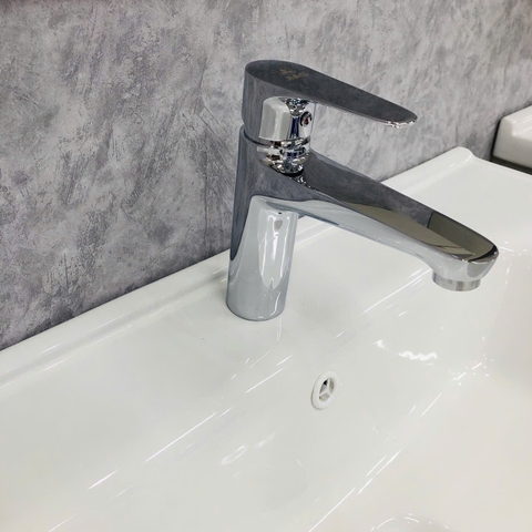 Vòi Chậu Lavabo 1 lỗ Nóng - Lạnh -JIAS ( Mẫu Mới )
