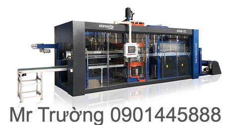 máy hút nhưạ định hình liên hoàn cắt trong khuôn