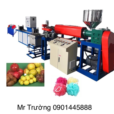 Máy đùn lưới làm túi LDPE làm lưới tắm, bọc hoa quả