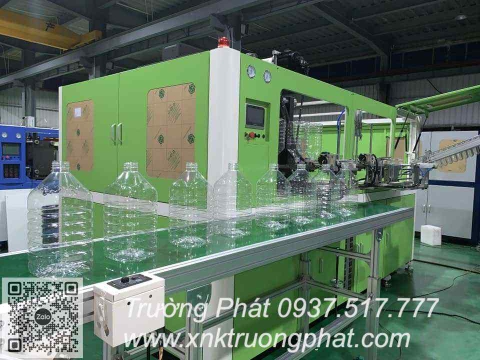 Máy thổi can nhựa PET 5L 10L Trường Phát