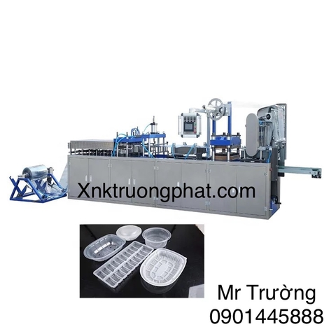 Máy định hình nắp cốc nhựa PS/PET/PVC khổ rộng
