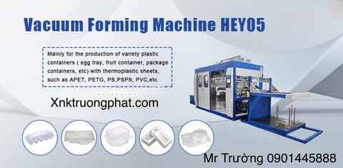 Máy làm khay nhựa định hình, khay điện tử