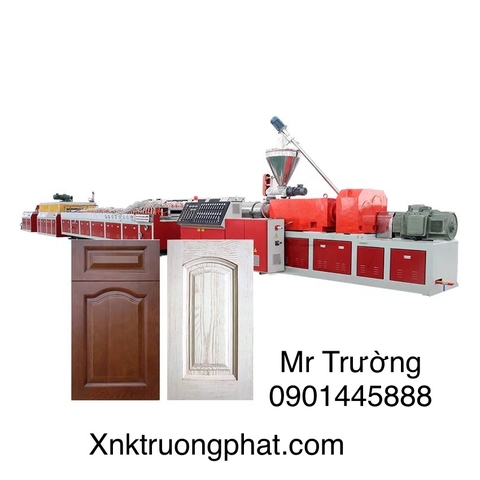 Máy đùn cửa nhựa giả gỗ wpc