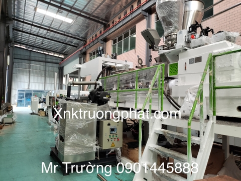 So sánh hai loại máy cán màng pet 1 trục vít có sấy và hai trục vít miễn sấy