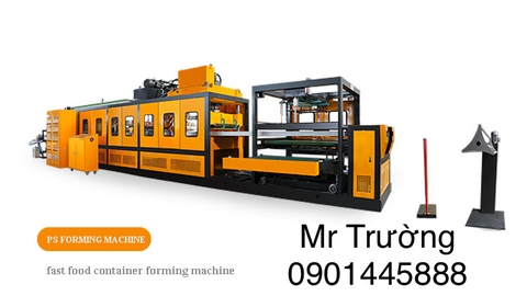 Máy định hình hộp cơm xốp khổ lớn. Toàn tự động