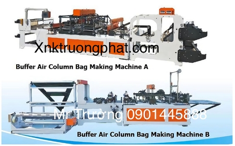 Dây chuyền máy làm Túi cột khí chèn hàng chống sốc