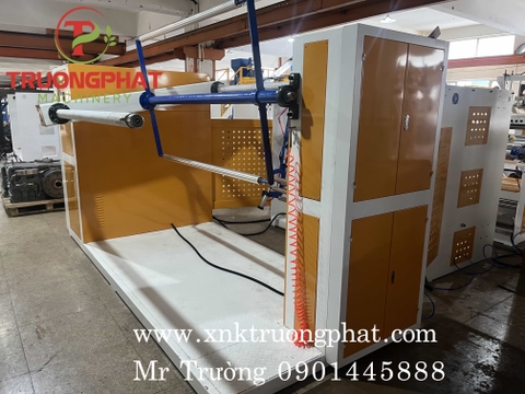 Nghiệm thu máy cán màng xốp khí 2 lớp khổ 1600mm