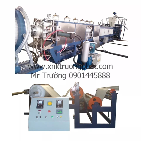 Máy đùn cán màng xốp foam PE
