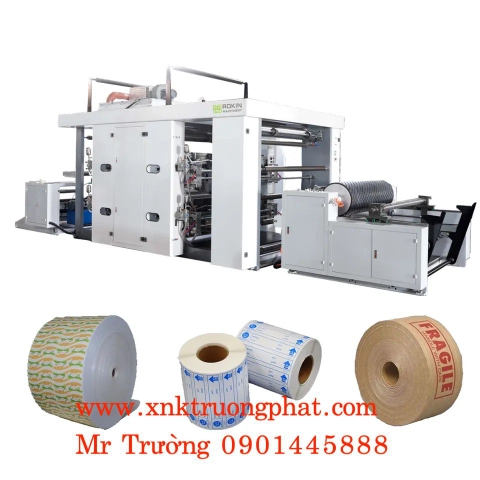 Máy in flexo 4 màu tự động