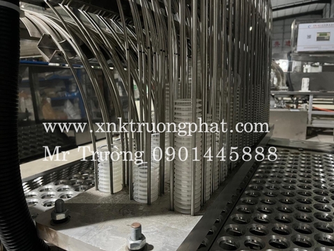 máy xếp cốc thạch rau câu, máy xếp ly nhựa