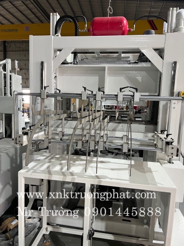 Máy cắt dập khay nhựa định hình online, Máy bế khay nhựa online