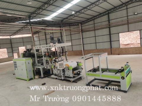 Máy cán màng PP PS trục vít đôi 2 lớp