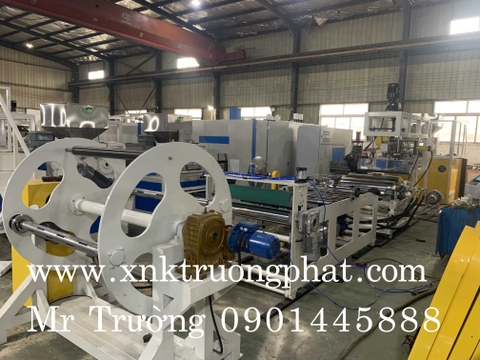 Dây chuyền máy cán màng PP PS trục vít 130